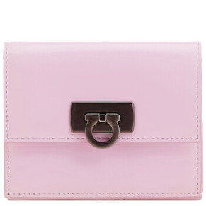 Ví compact Ferragamo Gancini clasp chính hãng
