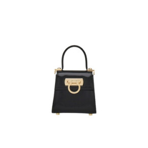 Túi xách tay nữ Ferragamo màu đen Micro Iconic