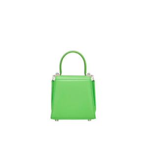 Ferragamo Ladies Green Micro Iconic Top Handle Bag