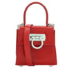 Túi xách tay nữ Ferragamo đỏ Micro Iconic