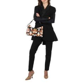 Ferragamo Trifolio Leather Shoulder Bag