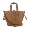 Túi xách mini da nữ Furla màu nâu caramel