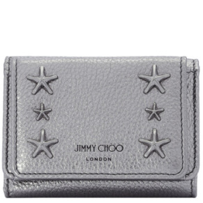 Ví da nữ Jimmy Choo Nemo da thật có ngôi sao gập ba