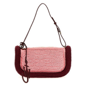 Túi xách đan móc tay hai tông màu Jw Anderson Bumper 15