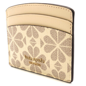 Ví đựng thẻ Kate Spade Spade Flower Coated Canvas Parchment cho nữ
