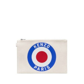 Túi Clutch Canvas Kenzo Target Chính Hãng