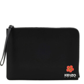 Túi Xách Clutch Kèm Khóa In Logo Kenzo Chính Hãng