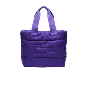 Túi Tote Nữ Lacoste Croc Phồng Lót Quilted