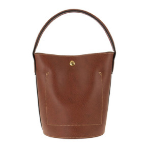 Longchamp Epure S Leather Bucket Bag - Brown