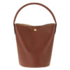 Túi xách da bucket Longchamp Epure S màu nâu chính hãng