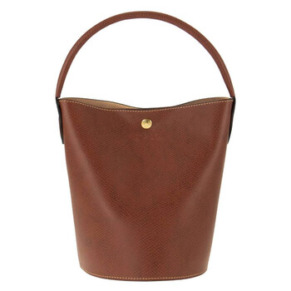 Túi xách da bucket Longchamp Epure S màu nâu chính hãng