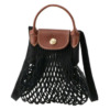 Túi xách Longchamp Le Pliage XS Lưới Đen Chính Hãng