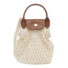 Túi Longchamp Le Pliage XS Lưới Ecru Chính Hãng