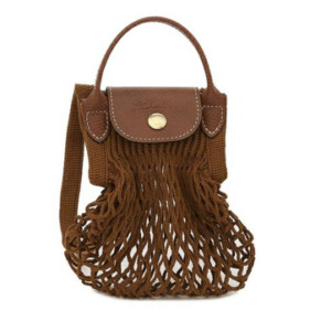 Túi xách Longchamp Le Pliage XS Filet Mesh màu Nâu