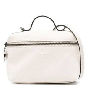 Túi đựng đồ Longchamp Le Pliage Xtra XS da màu Ecru chính hãng