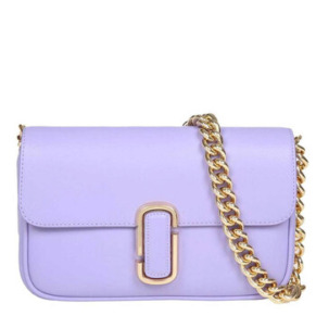Túi da vai Marc Jacobs J Marc màu tím nhạt chính hãng