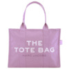 Túi Tote Lớn Marc Jacobs Vải Canvas Màu Tím Wisteria