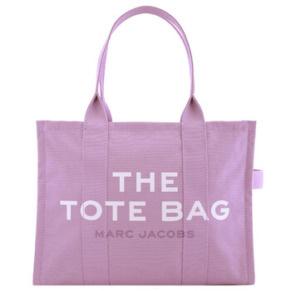 Túi Tote Lớn Marc Jacobs Vải Canvas Màu Tím Wisteria