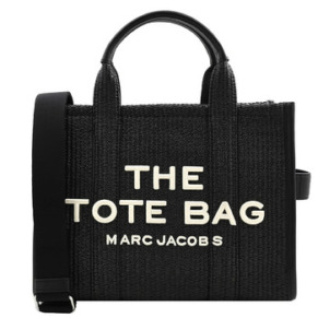 Túi Tote Woven Trung Size Màu Đen Chính Hãng Marc Jacobs