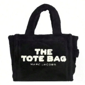 Túi Tote Nhỏ Terry Màu Đen Chính Hãng Marc Jacobs