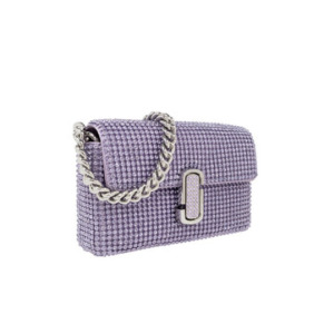 Marc Jacobs Wisteria The J Marc Mini Shoulder Bag In Rhinestone