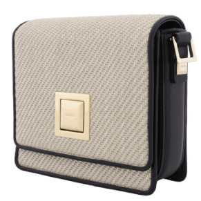 Max Mara Straw MM Shoulder Bag In Sand