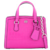 Túi Đeo Chéo Michael Kors Chantal Nhỏ Da Bò Dập Vân Cá Sấu Màu Cerise