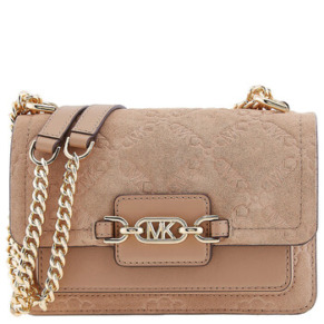 Túi đeo chéo Michael Kors Heather Empire in logo nổi bật