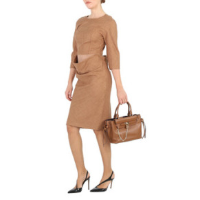 Michael Kors Ladies Luggage Hamilton Legacy Small Leather Belted Satchel