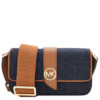 Túi đeo chéo nhỏ denim có logo Michael Kors chính hãng