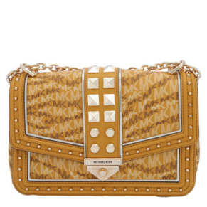 Túi xách vai lớn Michael Kors Marigold họa tiết động vật Soho logo chính hãng