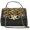 Túi xách vai Michael Kors Parker Extra Large da bò in họa tiết hổ với đinh tán