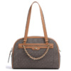 Túi xách Michael Kors Satchel Nhỏ Logo Thanh Kẻ Williamsburg