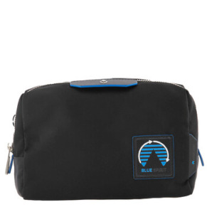 Túi Đựng Mỹ Phẩm Montblanc Black Blue Spirit Chất Liệu Nylon Và Da Cao Cấp