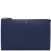 Clutch Montblanc Meisterstück Da Mềm Màu Xanh Đậm Chính Hãng