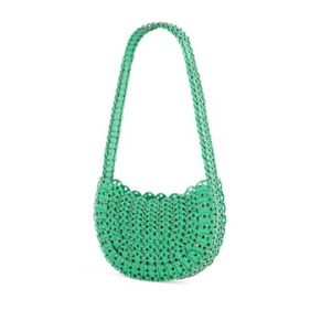 Paco Rabanne Bright Green 1969 Moon Shoulder Bag