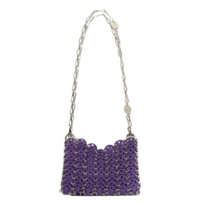 Túi xách vai Paco Rabanne Purple 1969 Chanmail chính hãng