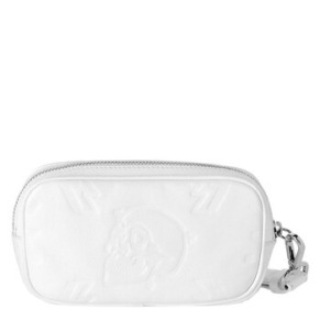 Philipp Plein Embossed Monogram Mini Wristlet Bag