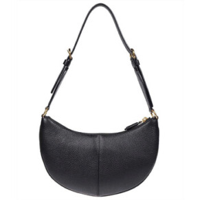 Ferragamo Salvatore Ferragamo Black Maxi Gancio Shoulder Bag