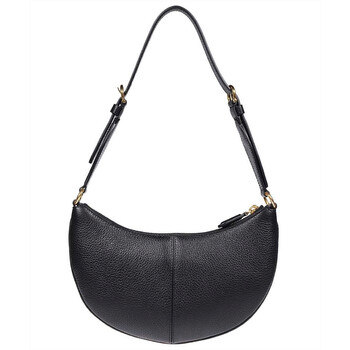 Ferragamo Salvatore Ferragamo Black Maxi Gancio Shoulder Bag