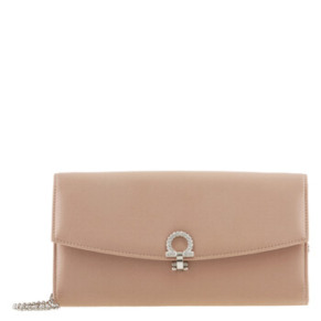 Túi xách mini satin Gancini nữ Ferragamo chính hãng