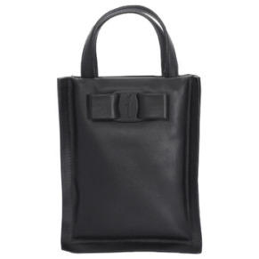 Túi Ferragamo Salvatore Ferragamo Mini Viva cầm tay màu đen chính hãng