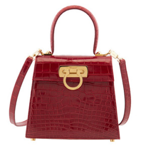Túi xách cầm tay biểu tượng màu đỏ Ferragamo Salvatore Ferragamo