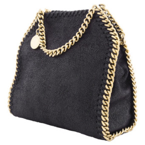 Stella Mccartney Black Falabella Tiny Tote Bag