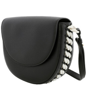 Stella Mccartney Black Medium Frayme Shoulder Bag