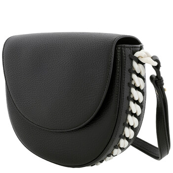 Stella Mccartney Black Medium Frayme Shoulder Bag