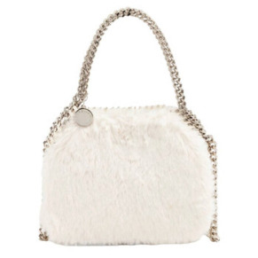 Túi Xách Mini Fur Falabella Màu Ngà Chính Hãng Stella McCartney