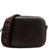 Túi máy ảnh mini giả da grainy logo Stella McCartney màu nâu chocolate cho nữ
