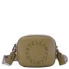 Túi đeo chéo nữ Stella McCartney Olive Logo Grainy Alter Mat mini