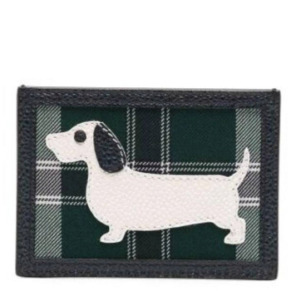 Thẻ đựng thẻ Thom Browne Hector Icon Applique Check